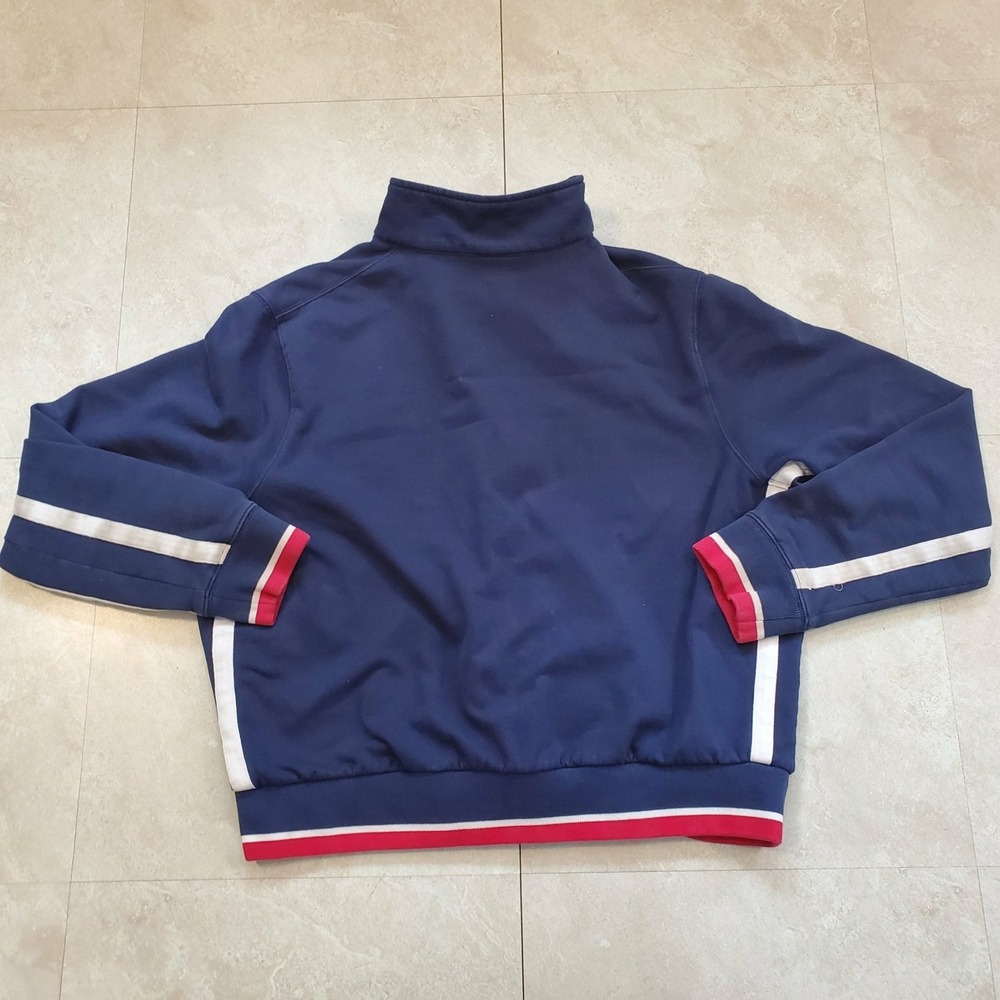 Vintage‎ Disney Sweatshirt XXL 2XL Kids Youth Sweater Full Zip Red White Blue - Picture 6 of 7
